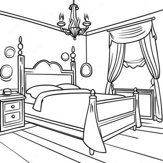 Dream Bedroom Coloring Pages