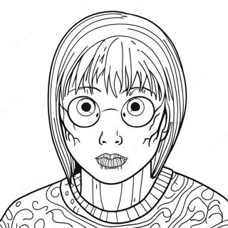 Junji Ito Horror Farvelægningsside 51023-40358