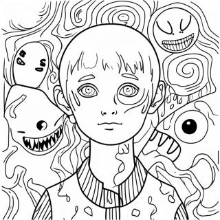 Junji Ito Coloring Pages