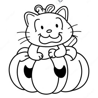 Garfield Halloween Coloring Pages