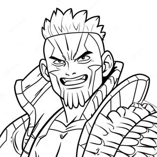 Katakuri With Mochi Powers Coloring Page 51064-40389