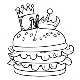 Burger King Coloring Pages