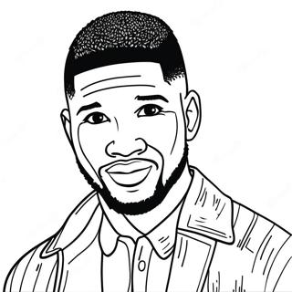 Usher Coloring Pages