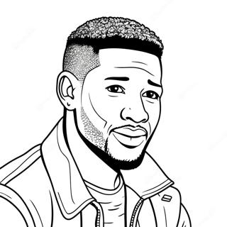 Usher Coloring Page 51093-40415