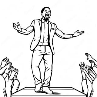 Usher Coloring Pages