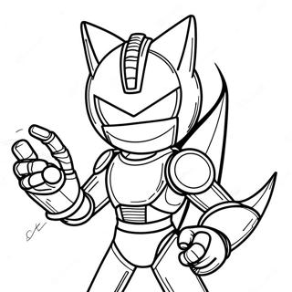 Metal Sonic Coloring Pages