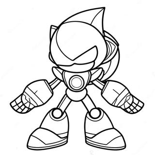 Metal Sonic Coloring Page 510-414