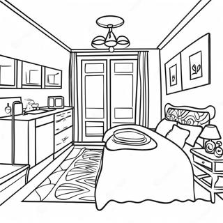 Apartment Coloring Pages