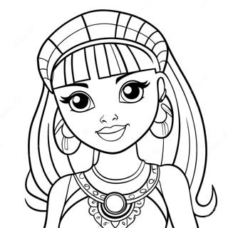 Monster High Cleo Coloring Pages