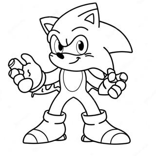 Monster Sonic Coloring Page 51303-40575