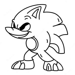 Monster Sonic Coloring Page 51303-40576