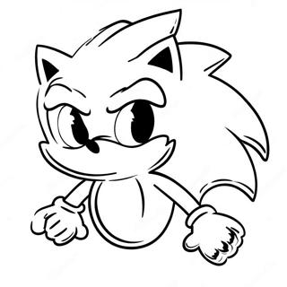 Sonic The Hedgehog With Spooky Eyes Coloring Page 51304-40570