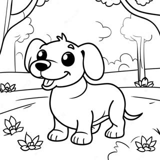 Dachshund Coloring Pages