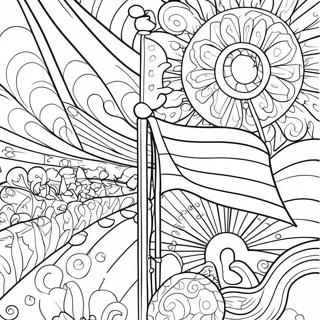 Norwegian Flag Coloring Page 51343-40610