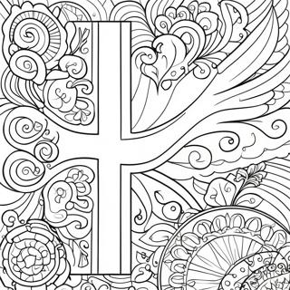 Beautiful Norwegian Flag Coloring Page 51344-40616