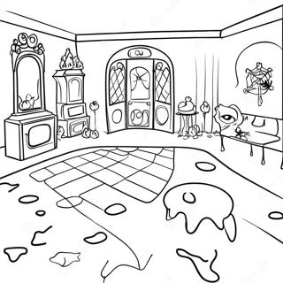 Halloween Dance Coloring Pages