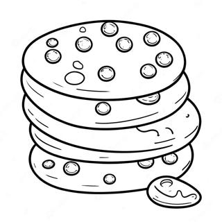 Chocolate Chip Biscuit Coloring Page 51414-40665