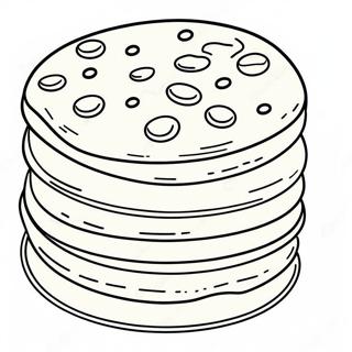 Chocolate Chip Biscuit Coloring Page 51414-40666