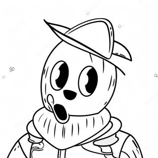 Peely Fortnite Coloring Pages