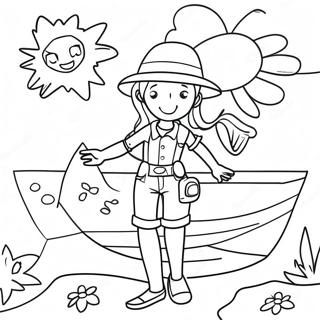 Summer Safety Coloring Pages