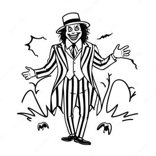 Beetlejuice I Spooky Kostume Malebog 5151-4102