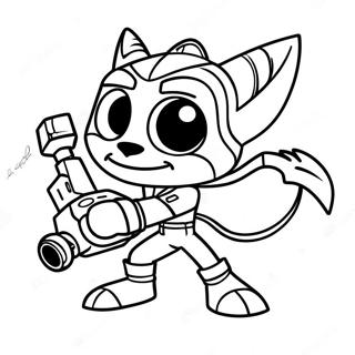 Ratchet And Clank Coloring Pages