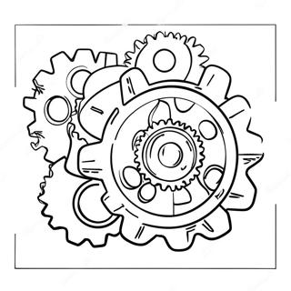 Gear Coloring Page 51553-40775