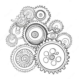 Gear Coloring Page 51553-40776