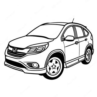 Honda Crv Раскраски