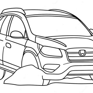 Sporty Honda Crv Coloring Page 51564-40806