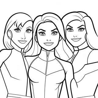 Totally Spies Värittämissivu 51583-40790