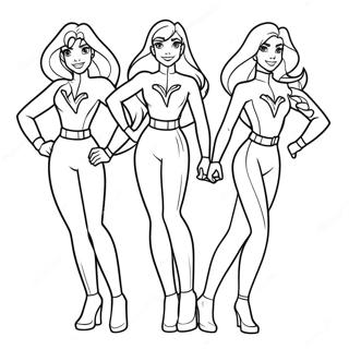 Totally Spies Värittämissivu 51583-40792