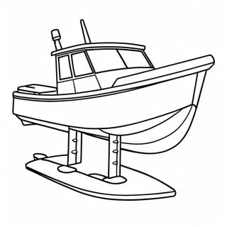 Bass Boat Coloring Page 51593-40799