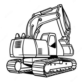 Excavator Coloring Page 5160-4110