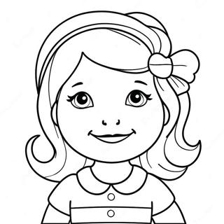 Little Miss Coloring Page 51613-40821