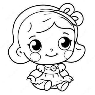 Little Miss Coloring Page 51613-40823