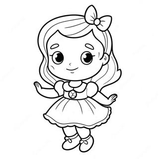 Little Miss Coloring Page 51613-40824