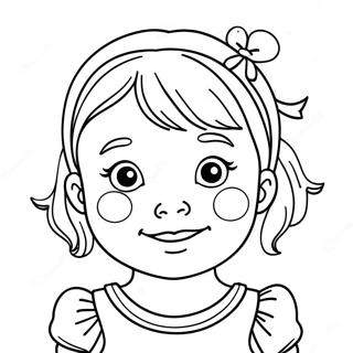 Little Miss Sunshine Coloring Page 51614-40829