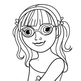 Little Miss Sunshine Coloring Page 51614-40832