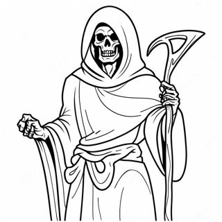 Demon Grim Reaper Kleurplaat 51723-40907