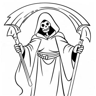 Demon Grim Reaper Kleurplaat 51723-40908