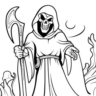 Eng Demon Grim Reaper Kleurplaat 51724-40912