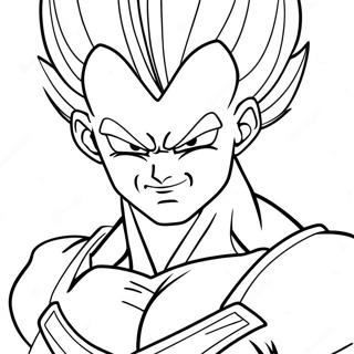 Majin Vegeta Fargeleggingsark 51743-40946