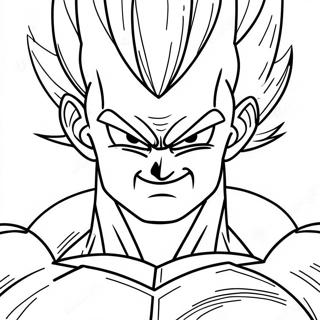 Majin Vegeta Fargeleggingsark 51743-40947