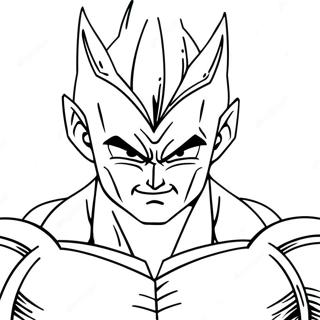 Majin Vegeta Coloring Page 51743-40948