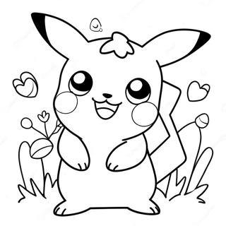 Girl Pikachu Coloring Pages