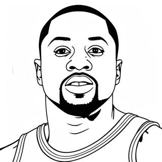 Dwyane Wade Coloring Pages