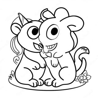 Best Friend Coloring Page For Adults 51843-40994