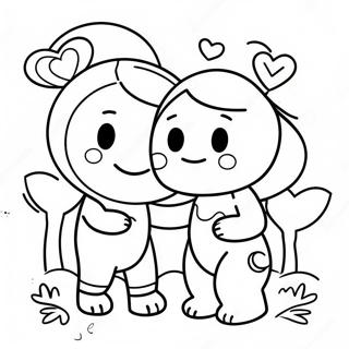 Best Friend Coloring Page For Adults 51843-40995