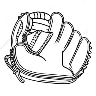 Baseball Glove Coloring Pages